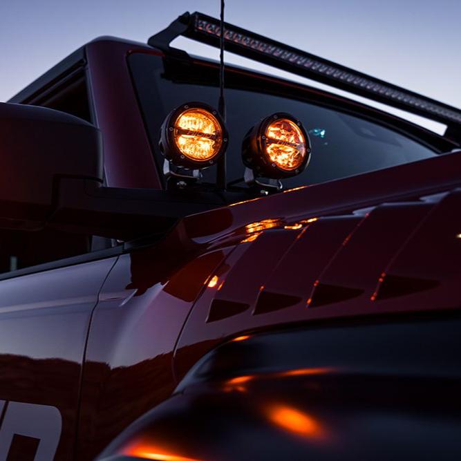 Rigid 360-Series 4" RGBW Spot Optic with RGBW Backlight LED Light Pods - Aspire Auto Accessories