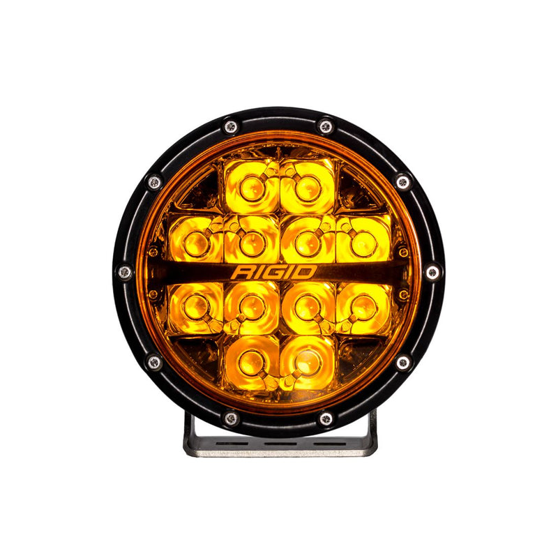 Rigid 360-Series 6" Amber Pro Lens Spot Optic LED Light Pods - Aspire Auto Accessories