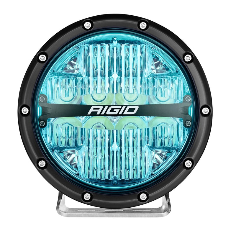 Rigid 360-Series 6" RGBW Drive Optic with RGBW Backlight LED Light Pods - Aspire Auto Accessories