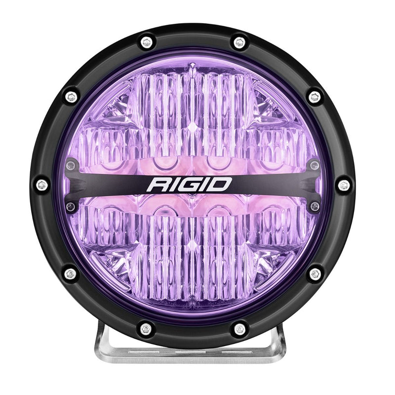 Rigid 360-Series 6" RGBW Drive Optic with RGBW Backlight LED Light Pods - Aspire Auto Accessories