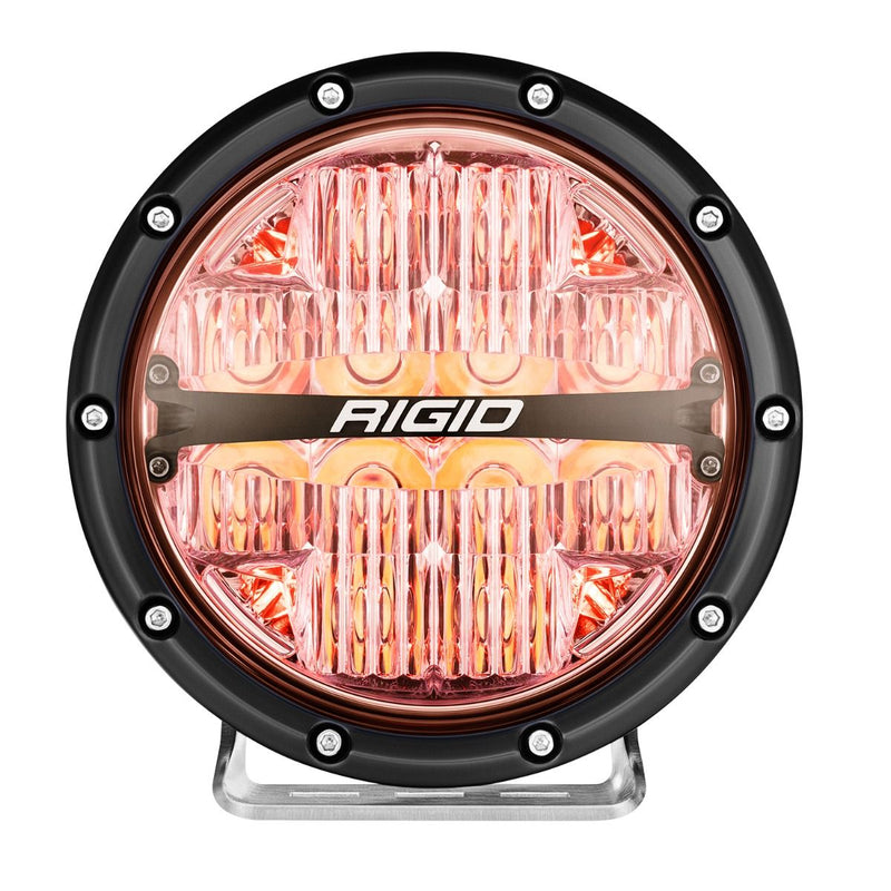 Rigid 360-Series 6" RGBW Drive Optic with RGBW Backlight LED Light Pods - Aspire Auto Accessories