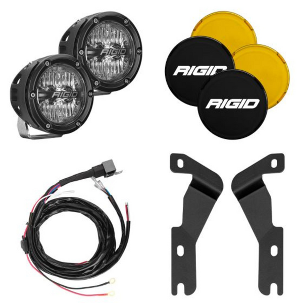 Rigid 360-Series A-Pillar Ditch Light Kit for Tacoma (2016-2023) - Aspire Auto Accessories