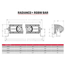 Rigid Radiance+ 40" RGBW LED Light Bar - Aspire Auto Accessories