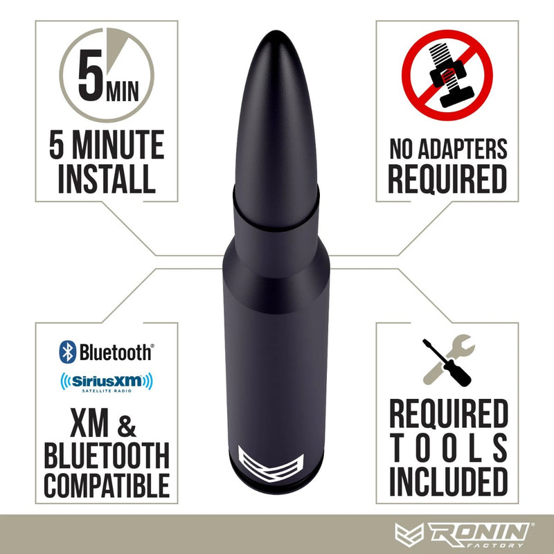 Ronin Jeep Tufflock™ Bullet Antenna - Aspire Auto Accessories