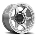 RR2-H FLOW FORMED 17x8.5 Hybrid Beadlock | BRUSHED ALUMINUM - Aspire Auto Accessories