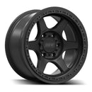 RR2-H FLOW FORMED 17x8.5 Hybrid Beadlock | MATTE BLACK - Aspire Auto Accessories
