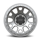 RR5-H FLOW FORMED 17x8.5 Hybrid Beadlock | BRUSHED ALUMINUM - Aspire Auto Accessories