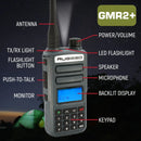 Rugged GMR2 Plus GMRS/FRS Two Way Handheld Radios (2-Pack)