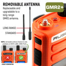 Rugged GMR2 PLUS GMRS and FRS Two Way Handheld Radio - Aspire Auto Accessories