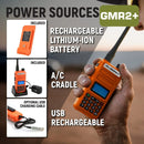 Rugged GMR2 PLUS GMRS and FRS Two Way Handheld Radio - Aspire Auto Accessories