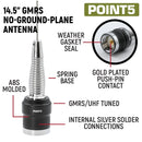 Rugged Two-Way GMRS Mobile Radio Kit for Jeep Wrangler Jeep Wrangler TJ, LJ, and JK - Aspire Auto Accessories