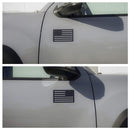 Tactilian American Flag Vehicle Magnets (Black)