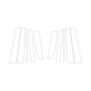 Screen ProTech Pillar Kit for Jeep Grand Cherokee Long (2021-2025) - Aspire Auto Accessories
