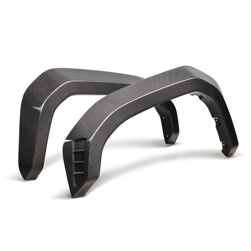 Seibon Carbon Fiber Front Fender Flares for Tacoma (2024-2025) - Aspire Auto Accessories