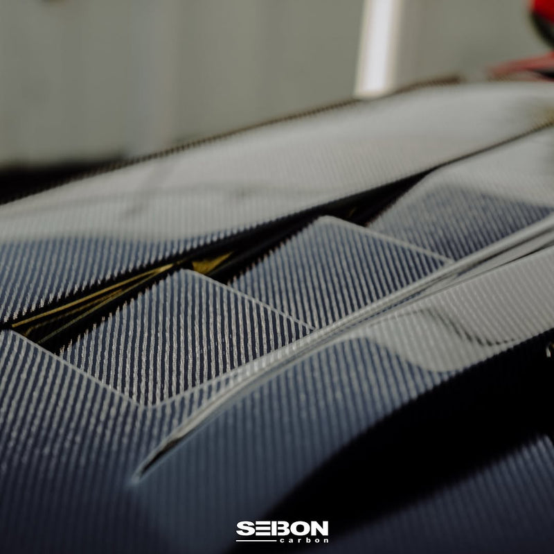 Seibon Carbon Fiber TS-Style Hood for Tacoma (2024+)/4Runner (2025+) - Aspire Auto Accessories