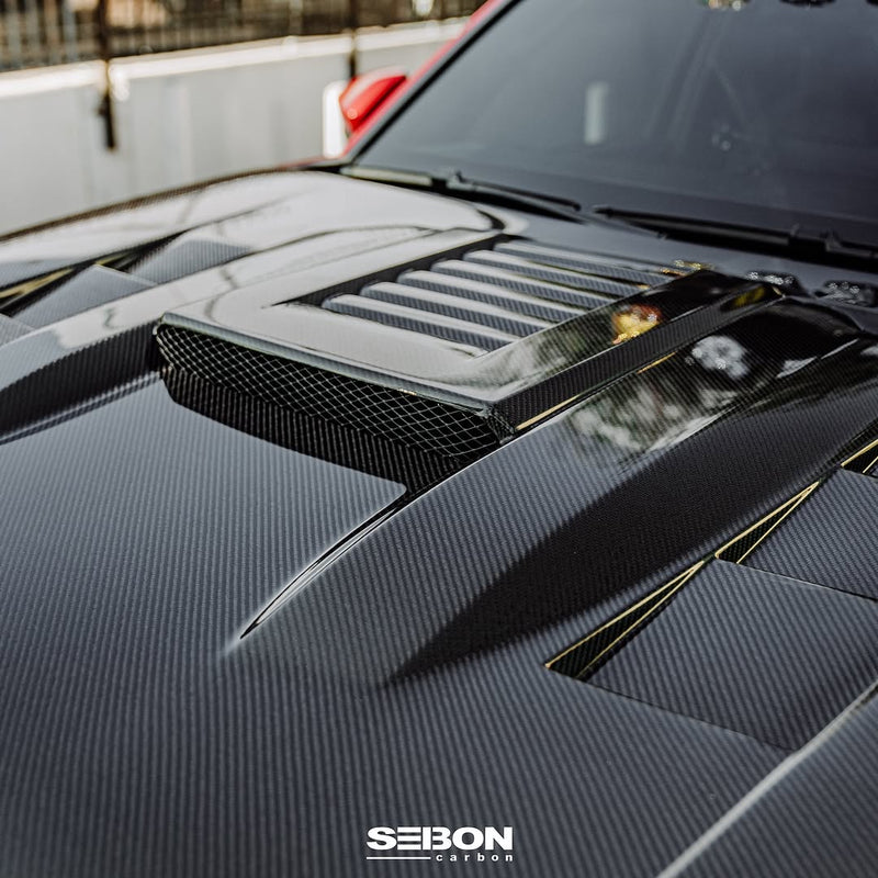 Seibon Carbon Fiber TS-Style Hood for Tacoma (2024+)/4Runner (2025+) - Aspire Auto Accessories