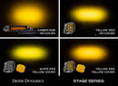 Diode Dynamics SS3 LED Pod Cover - Yellow (Single) - Aspire Auto Accessories