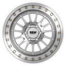 SSW Off-Road Beadlock DAKAR Wheel - Machined Silver - 17X9.0 -25 (6 LUG) - Aspire Auto Accessories