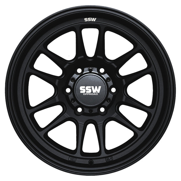 RAPTOR / MATTE BLACK / 17X9.0 -12 - Aspire Auto Accessories