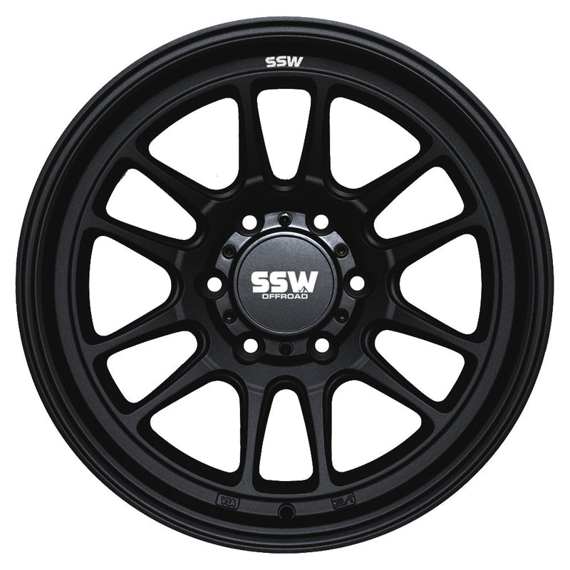 RAPTOR / MATTE BLACK / 17X9.0 -12 - Aspire Auto Accessories