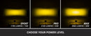 Diode Dynamics C2 2.0 Yellow Max LED Pod (Pair) - Aspire Auto Accessories