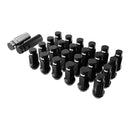 SSW Off-Road Closed-End Extended Steel Lug Nuts (Matte Black) - Aspire Auto Accessories