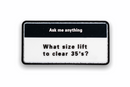 "Clear 35s" Patch - Aspire Auto Accessories