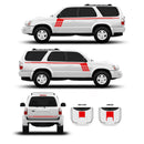 Taco Vinyl Checkered Stripe Kit for 4Runner (1996-2002) - Aspire Auto Accessories