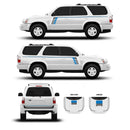 Taco Vinyl Checkered Stripe Kit for 4Runner (1996-2002) - Aspire Auto Accessories