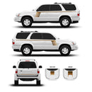 Taco Vinyl Checkered Stripe Kit for 4Runner (1996-2002) - Aspire Auto Accessories