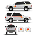 Taco Vinyl Checkered Stripe Kit for 4Runner (1996-2002) - Aspire Auto Accessories
