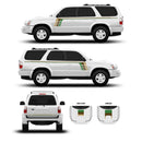 Taco Vinyl Checkered Stripe Kit for 4Runner (1996-2002) - Aspire Auto Accessories
