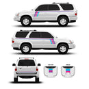 Taco Vinyl Checkered Stripe Kit for 4Runner (1996-2002) - Aspire Auto Accessories
