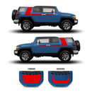 Taco Vinyl Checkered Stripe Kit for  FJ Cruiser (2007-2014) - Aspire Auto Accessories