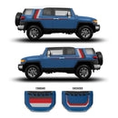 Taco Vinyl Checkered Stripe Kit for  FJ Cruiser (2007-2014) - Aspire Auto Accessories