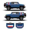 Taco Vinyl Checkered Stripe Kit for  FJ Cruiser (2007-2014) - Aspire Auto Accessories