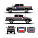 Taco Vinyl Checkered Stripe Kit for Tacoma (2001-2004) - Aspire Auto Accessories