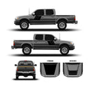 Taco Vinyl Checkered Stripe Kit for Tacoma (2001-2004) - Aspire Auto Accessories