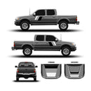 Taco Vinyl Checkered Stripe Kit for Tacoma (2001-2004) - Aspire Auto Accessories