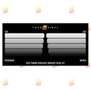 Taco Vinyl Headlight Gradient Decal Kit for Tundra (2022-2025) - Aspire Auto Accessories
