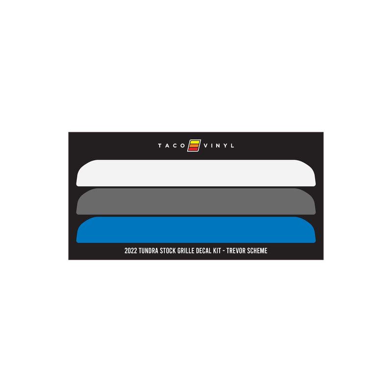 Taco Vinyl Offroad Grille Decal for Tundra (2022-2025) - Aspire Auto Accessories