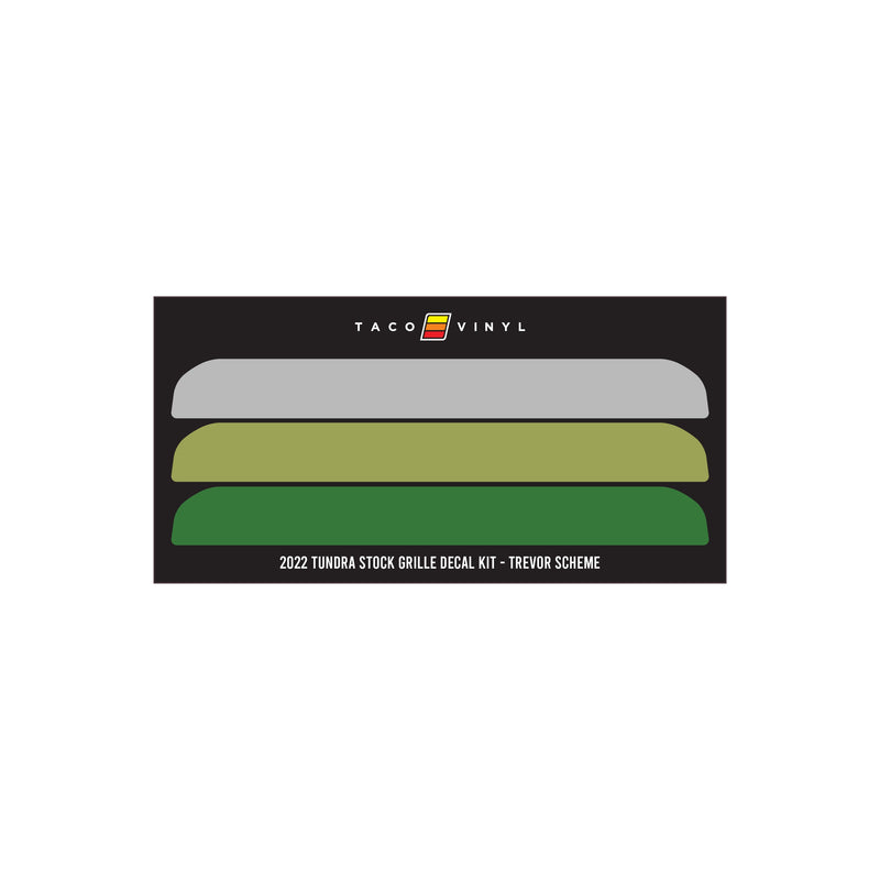 Taco Vinyl Offroad Grille Decal for Tundra (2022-2025) - Aspire Auto Accessories