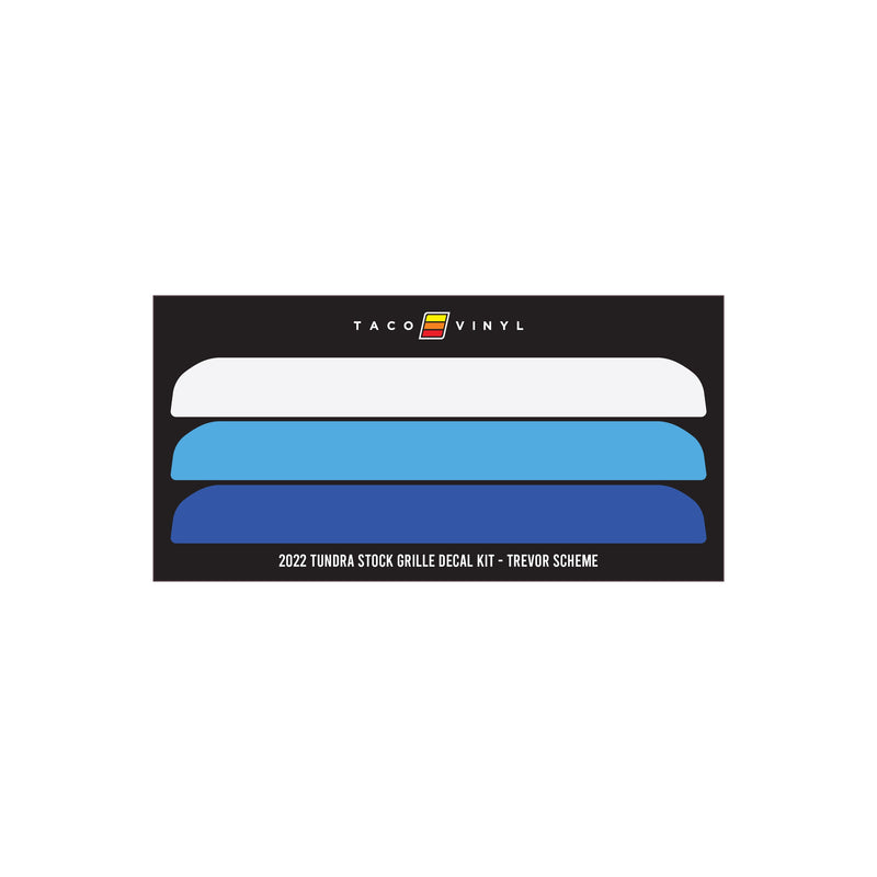Taco Vinyl Offroad Grille Decal for Tundra (2022-2025) - Aspire Auto Accessories