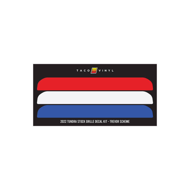 Taco Vinyl Offroad Grille Decal for Tundra (2022-2025) - Aspire Auto Accessories