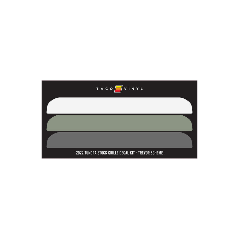Taco Vinyl Offroad Grille Decal for Tundra (2022-2025) - Aspire Auto Accessories