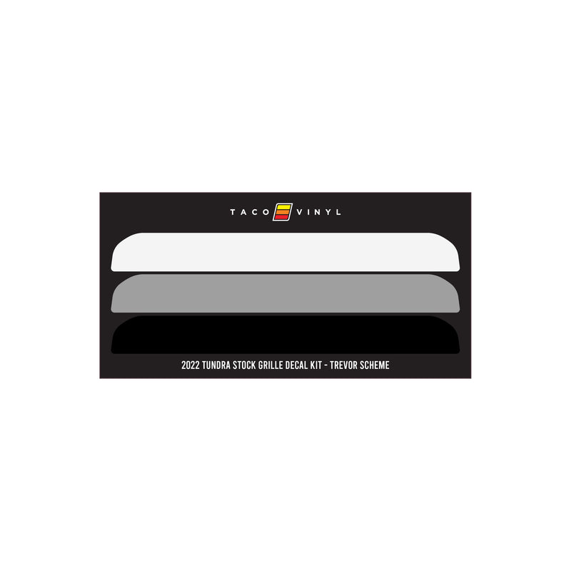 Taco Vinyl Offroad Grille Decal for Tundra (2022-2025) - Aspire Auto Accessories