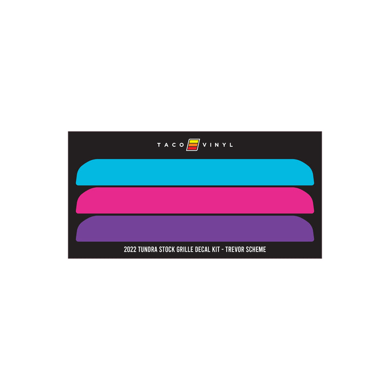 Taco Vinyl Offroad Grille Decal for Tundra (2022-2025) - Aspire Auto Accessories