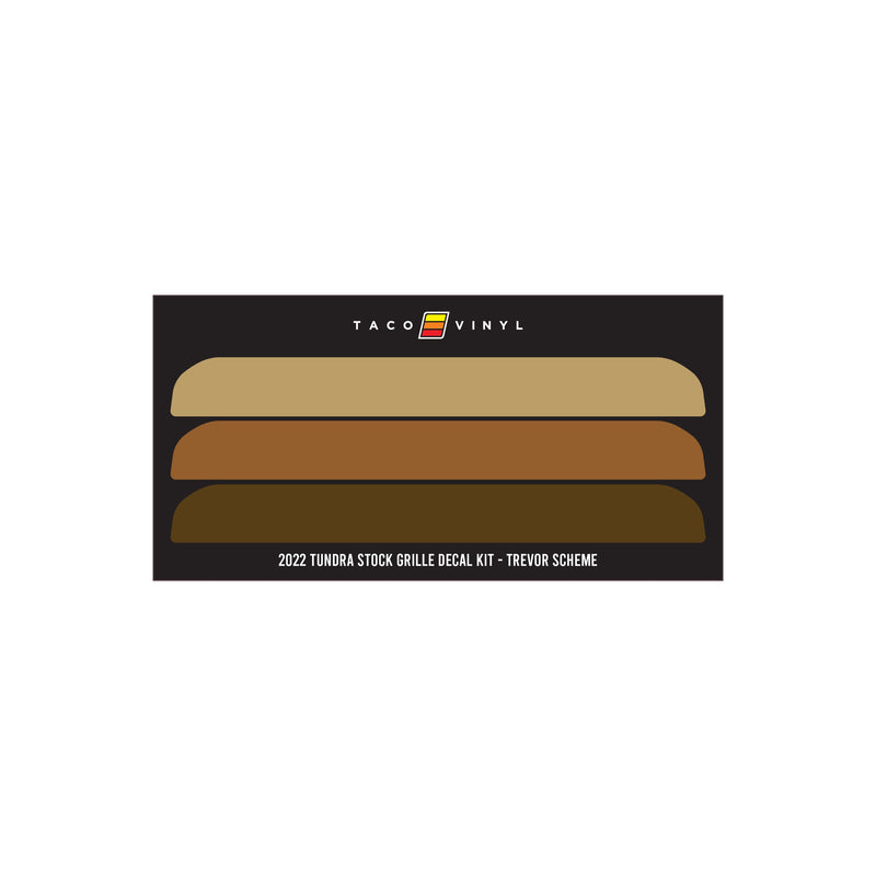 Taco Vinyl Offroad Grille Decal for Tundra (2022-2025) - Aspire Auto Accessories