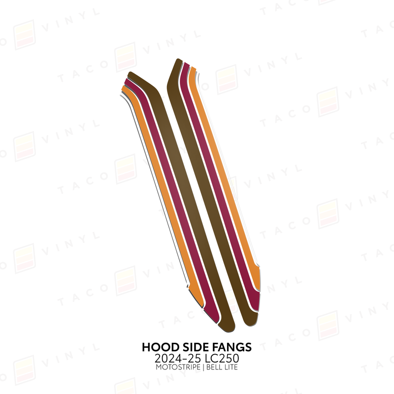 Taco Viny Hood Side Fangs for Land Cruiser 250 (2024-2025) - Aspire Auto Accessories