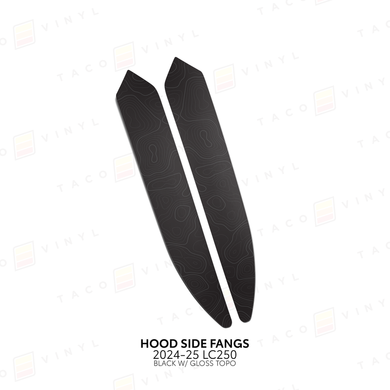 Taco Viny Hood Side Fangs for Land Cruiser 250 (2024-2025) - Aspire Auto Accessories